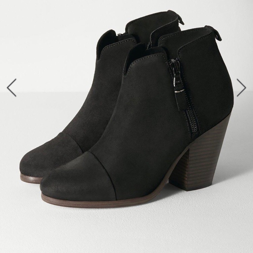 Rag & Bone Margot Booties Black Suede Size 37